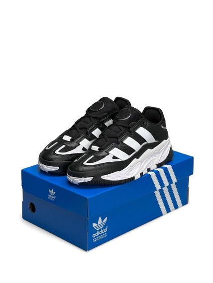 Чоловічі кросівки A-dida-s Niteball Black White Leather M, В'єтнам 44 28.5 см | Зображення 2