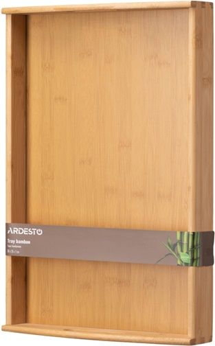 Поднос прямоугольный Ardesto Midori AR1438BM 38х26х7 см бежевый