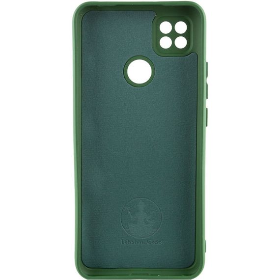Чехол Silicone Cover Lakshmi Full Camera (AA) для Xiaomi Redmi 10A Зеленый / Dark green | Зображення 1