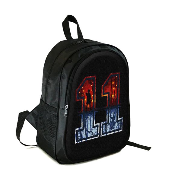 Рюкзак підлітковий/шкільний 38×28 см з принтом Дуже дивні справи / Stranger Things на два відділення для хлопчика, дівчин (4411)
