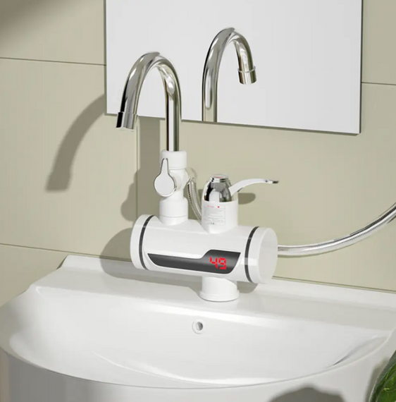 Кран-водонагрівач із душем нижнє під'єднання Instant electric heating water Faucet FT-001 | Зображення 2