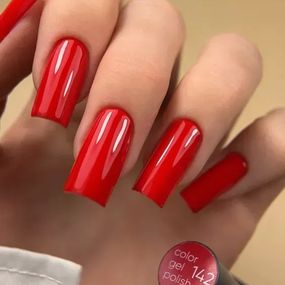 Гель-лак Valeri 142 "Червоний оксамит" 6мл