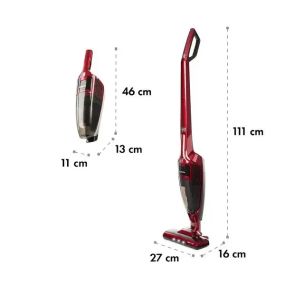 Пылесос аккумуляторный Domotec MS-4403 600Вт 2200мАч Красный