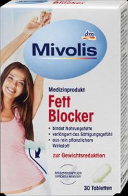 Капсули для схуднення та профілактики набору зайвої ваги "Mivolis Fett Blocker" - блокатор жиру, Німеччина, 30 шт.