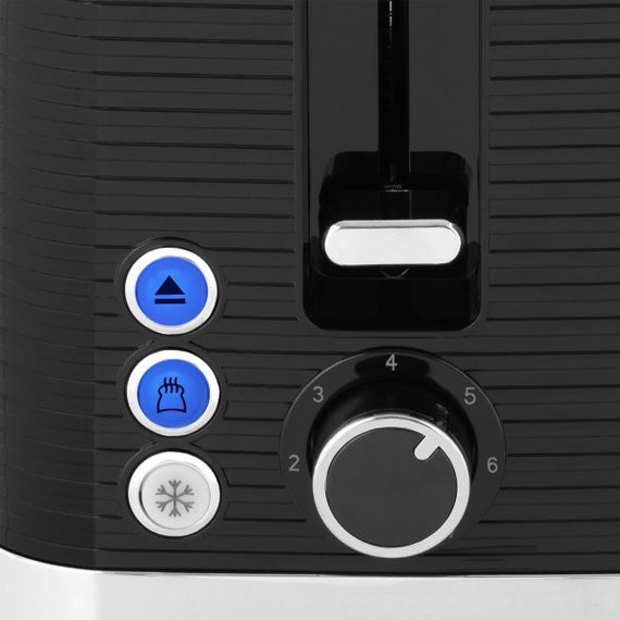 Тостер ECG ST 2750 Stripe 930 Вт чорний | Зображення 7