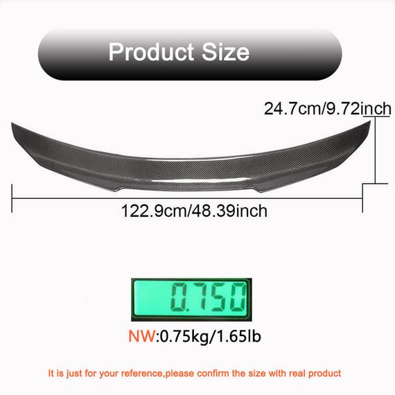 Спойлер V2 (для купе, Карбон) для Ауди A5 2016-2025 рр | Зображення 3