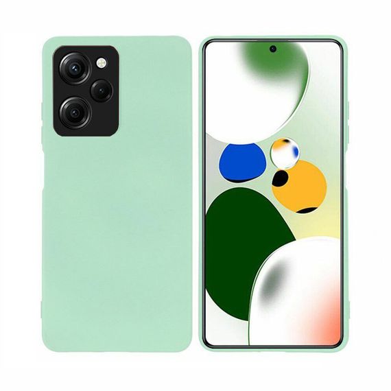 Чохол Candy Silicone для Xiaomi Redmi Note 12 Pro Plus 5G колір Бірюзовий | Зображення 1