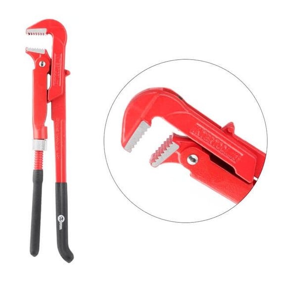 Ключ трубний 0.75" 90° INTERTOOL HT-0186 | Зображення 1