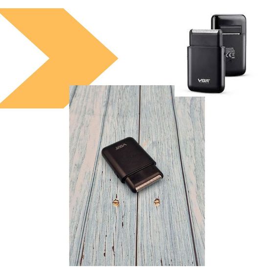 Електробритва VGR V-390 Зелена, висувний тример (47870- V-390_184) | Зображення 1