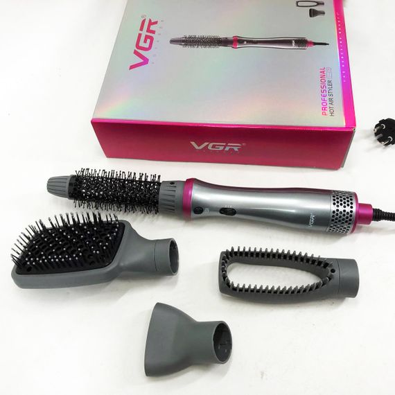 Професійний стайлер для укладання волосся 4в1 VGR V-408 700 Вт, Функціональний професійний фен | Зображення 5