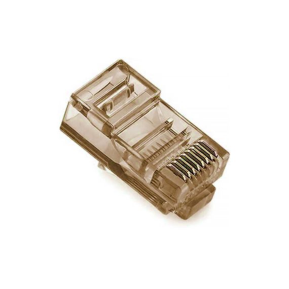 Конектор Merlion RJ-45 8P8C UTP Cat-5 (100 шт / уп.) Brown