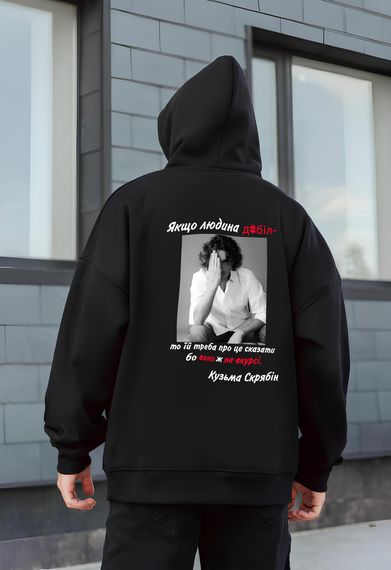 Худі з ДТФ на Флісі (оверсайз)