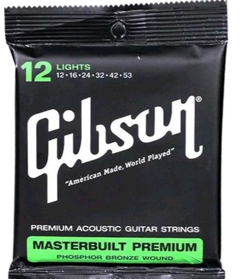 Струны для акустической гитары Gibson 12-53 lights | Зображення 1