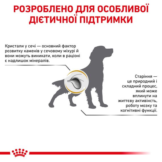 Сухой корм для пожилых собак с МКБ Royal Canin Urinary S/O Ageing 7+ Dog, 1.5 кг | Зображення 1