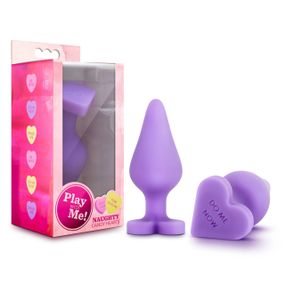 Анальна пробка PLAY WITH ME CANDY HEART DO ME PURPLE, Purple
