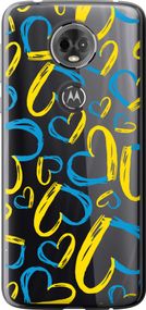 Чехол на Motorola Moto E5 Plus Сердца UA "5292u-1412-17620"