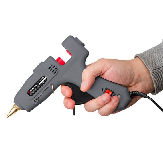 Пістолет клейовий 40Вт, 230В, 180-195°C під стрижні 10.8-11.5мм, 10-16.5 г / хв. INTERTOOL RT-1102 | Зображення 4