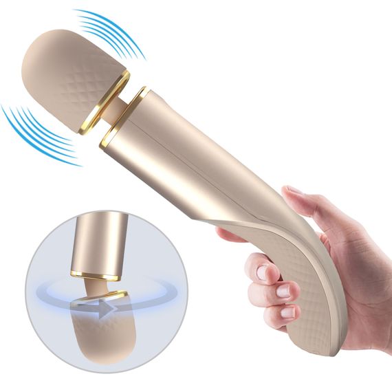 Універсальний вібромасажер Pretty Love Interesting Massager, золотий | Зображення 5