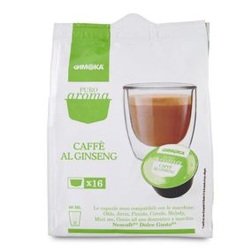 Уцінка! Кофе в капсулах Dolce Gusto (Nescafe) Gimoka Ginseng 16 шт Италия Нескафе Дольче Густо