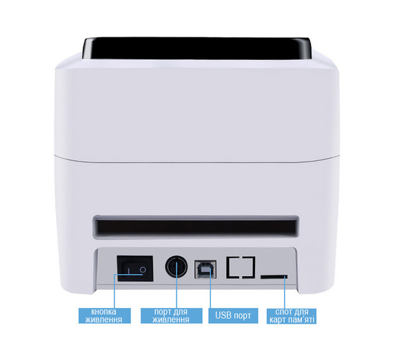 Термопринтер для друку ттн нової пошти Xprinter XP-420B | Зображення 4