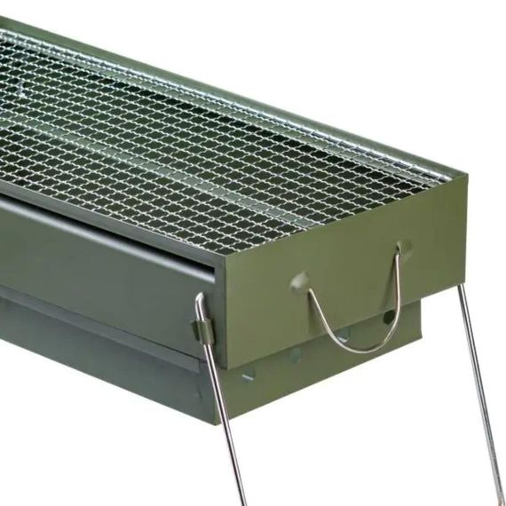 Мангал портативный складной 51.5×23×25 см с решеткой HP461GR | Зображення 6