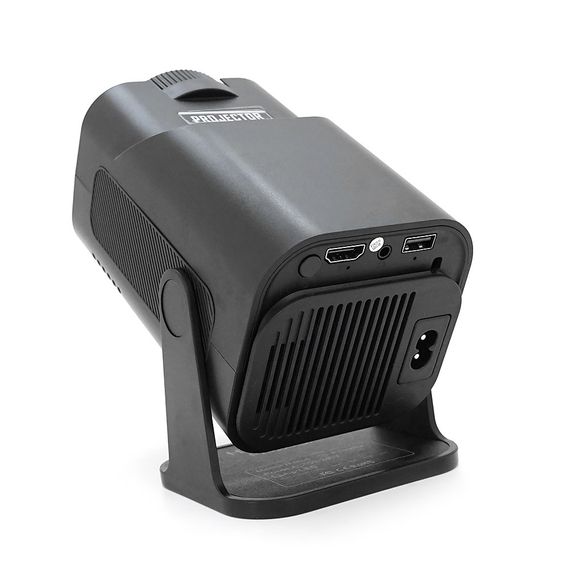 Смарт проектор HY320 MINI,Android 11.720p,200 ANSI,Wi-Fi 2.4 + 5G,Black,Box | Зображення 3