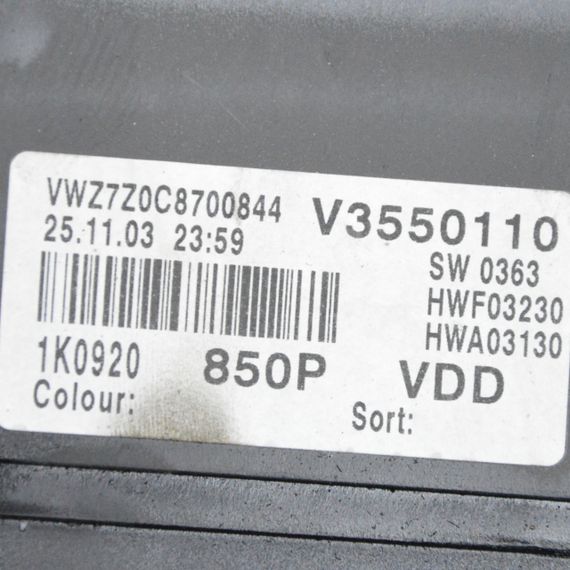 Приладова панель 1.4 Volkswagen Golf V 2003-2009 Щиток приладів спідометр тахометр Фольксваген 1K0920850P | Зображення 4