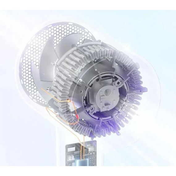 Фен Xiaomi Mijia Negative Ion Hair Dryer H301 Purple + (перехідник на EU розетку) | Зображення 1