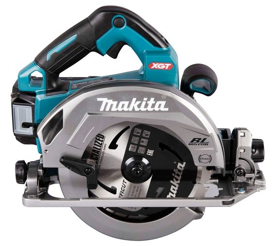 Пила дискова ручна акумуляторна Makita HS004GZ01 (190 мм, 6000 хв-1, 62.5 мм, BL, AWS, XGT, без акумуляторів та зарядного пристрою) | Зображення 1