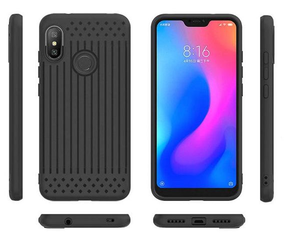 Чехол накладка Primo Shell TPU для Xiaomi Redmi 6 Pro / Mi A2 Lite - Black | Зображення 4