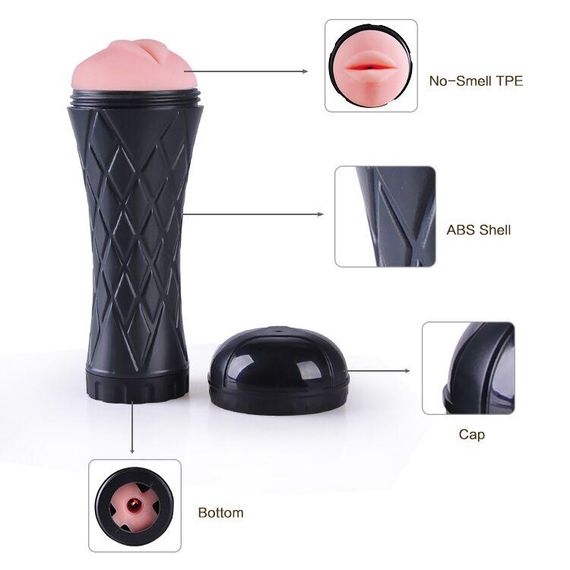 Мастурбатор Passion Cup — Mouth Sex Aura | Зображення 1