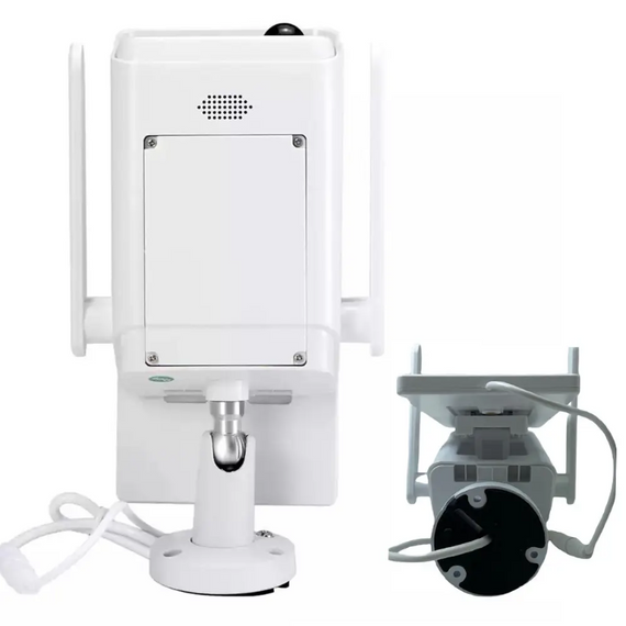 Потужна вулична камера Solar Q1-400W, автономна камера з карткою пам'яті на сонячній батареї 2 MP AP IPAPP ICSEE | Зображення 4