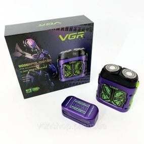 Портативна чоловіча бритва на акумуляторі VGR V-344, Чоловіча вологостійка електробритва UX-24