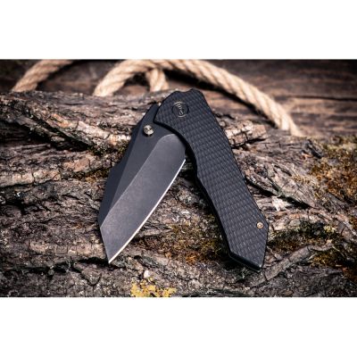 Нож Weknife High-Fin XL, Darkwash, чорний титан (WE24010-1) | Зображення 2