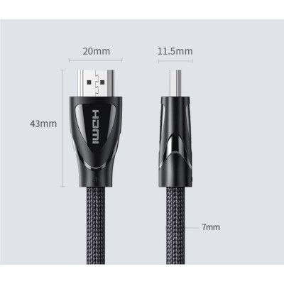 Кабель мультимедийный HDMI to HDMI 3.0m V2.1 HD140 Ugreen (80404) | Зображення 3