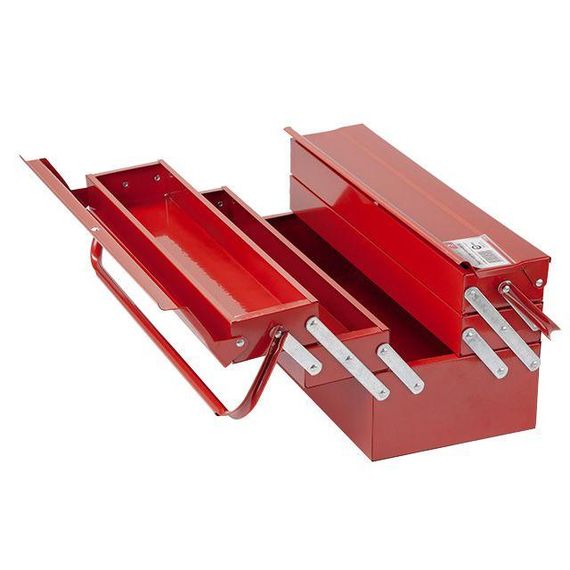 Ящик для інструментів металевий 450 мм, 5 секцій INTERTOOL HT-5045 | Зображення 4