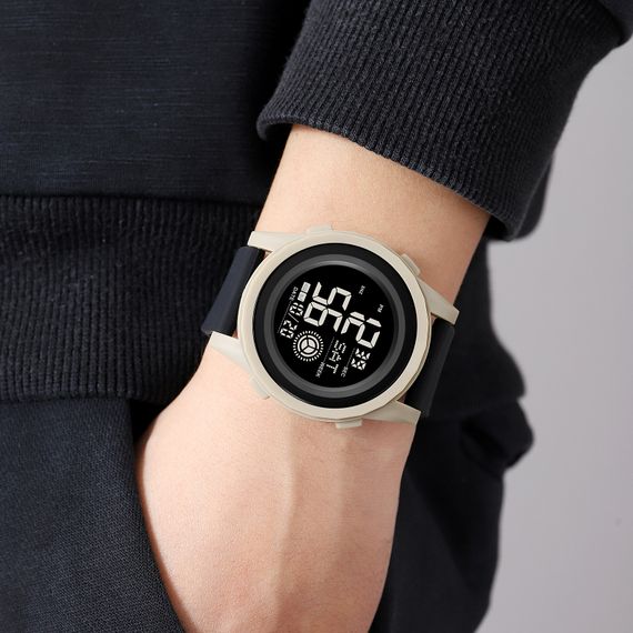 Чоловічий годинник Skmei 2082KHBK Khaki-Black | Зображення 2