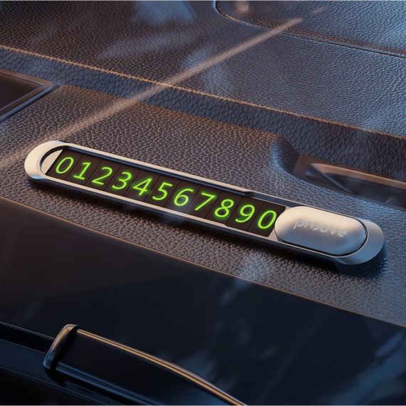 Парковочная карта Proove Parking Number Plate Lock, Серебристый | Зображення 5