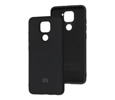 Чохол Silicone Cover My Color Full Protective для Xiaomi Redmi Note 9 black