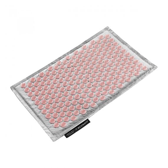 Килимок акупунктурний 4FIZJO Eco Mat Аплікатор Кузнєцова з подушкою 68 x 42 см Grey/Pink 4FJ0228 (P-5907739312174) | Зображення 6