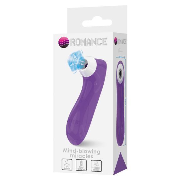 Вібратор з вакуумною стимуляцією клітора Sucking pleasure stimulato Breezer - Purple Sex Aura | Зображення 5