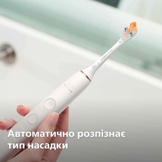 Набір електричних зубних щіток Philips Sonicare HX9914/69 Diamond Clean (серія 9000) Black+White | Зображення 4