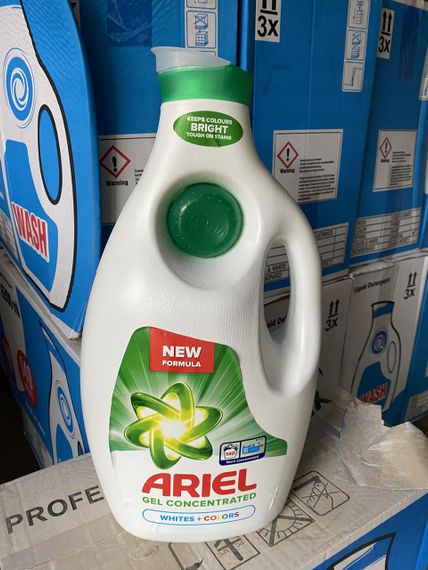 Гель для прання  6.3л Ariel Gel Concentrated Whites + Colors — 140 прань