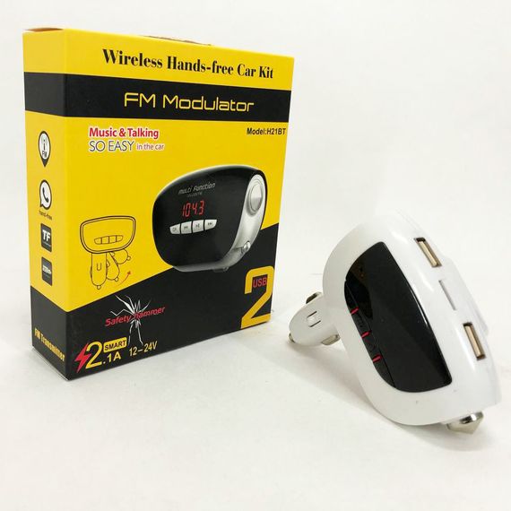 Радіо трансмітер MOD. H21 BT, Usb трансмітер, Bluetooth фм передавач SA-865 для автомагнітоли | Зображення 6