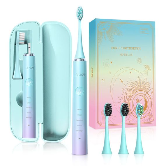Звуковая Зубная Щетка Электрическая Seago Sonic SG972 Взрослая Градиент