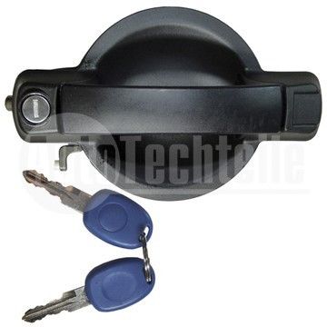 Ручка двери передней наружная левая Fiat Doblo 00-09, AutoTechteile, 505 0016, 505 0016
