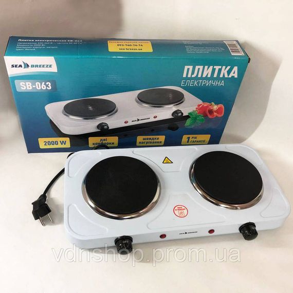 Надійна кухонна плита, Електрична настільна плита, Електрична плитка на стіл Побутова настільна RW-82 | Зображення 4