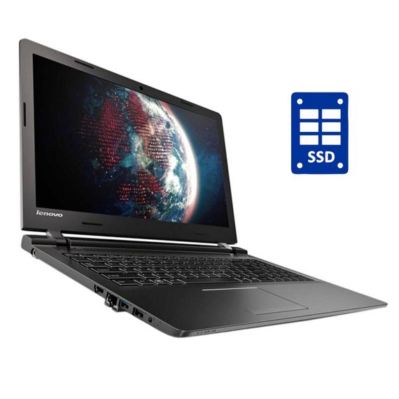 Ноутбук Lenovo B50-10 / 15.6" (1366x768) TN / Intel Celeron N2840 (2 ядра по 2.16 - 2.58 GHz) / 8 GB DDR3 / 240 GB SSD / Intel HD Graphics / WebCam б/в