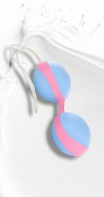 Вагинальные шарики Amor Gym Balls blue-pink sexstyle