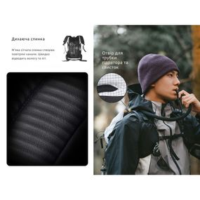 Рюкзак туристичний Naturehike CNK2300016, 30+5 л, коричневий (6976507661133)